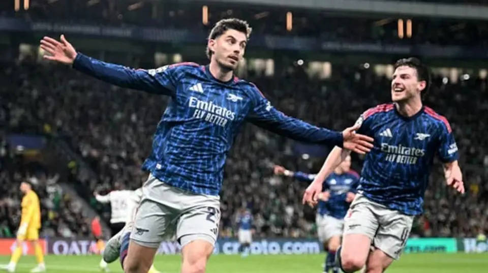 梦回欧冠决赛！哈弗茨替补登场20分钟一击致胜，柔和停球让哲凯赖什汗颜